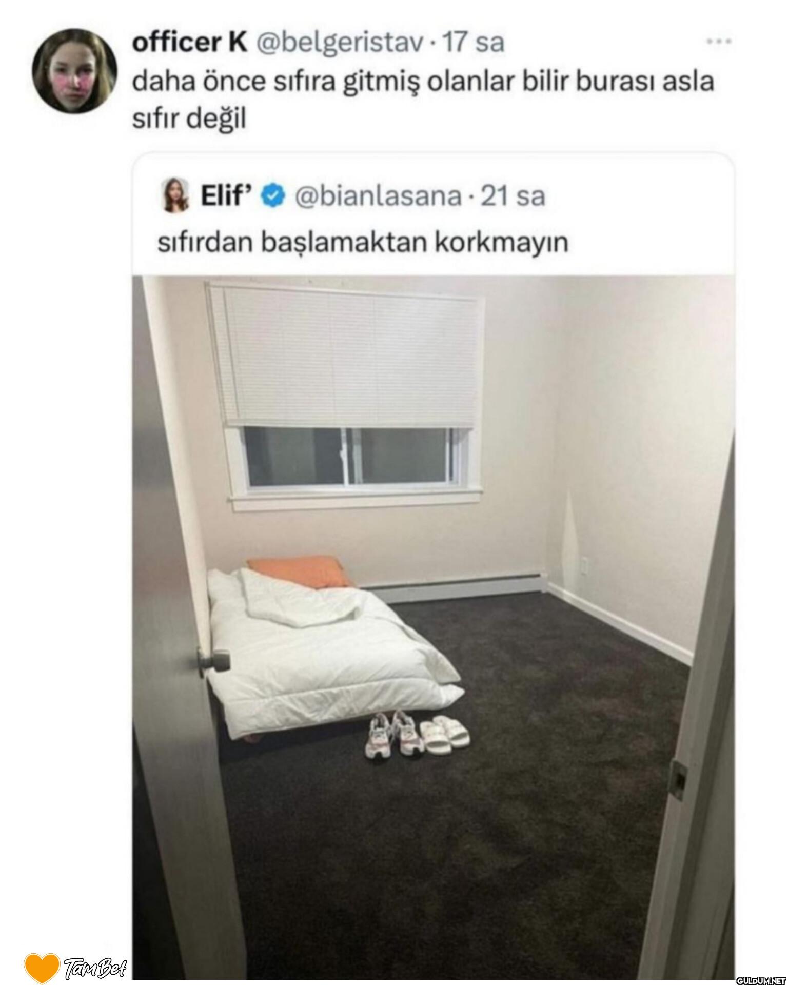 - 17 sa daha önce sıfıra...