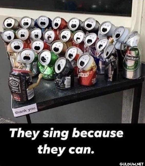 thank you. They sing...
