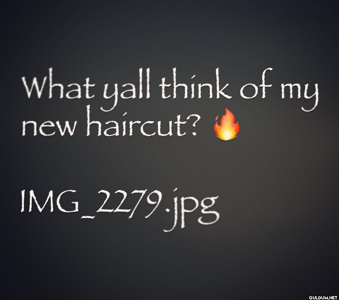 What yall think of my new...