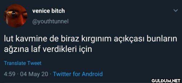 lut kavmine de biraz...