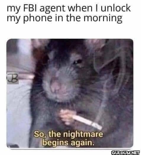 😂😂    my FBI agent when I...