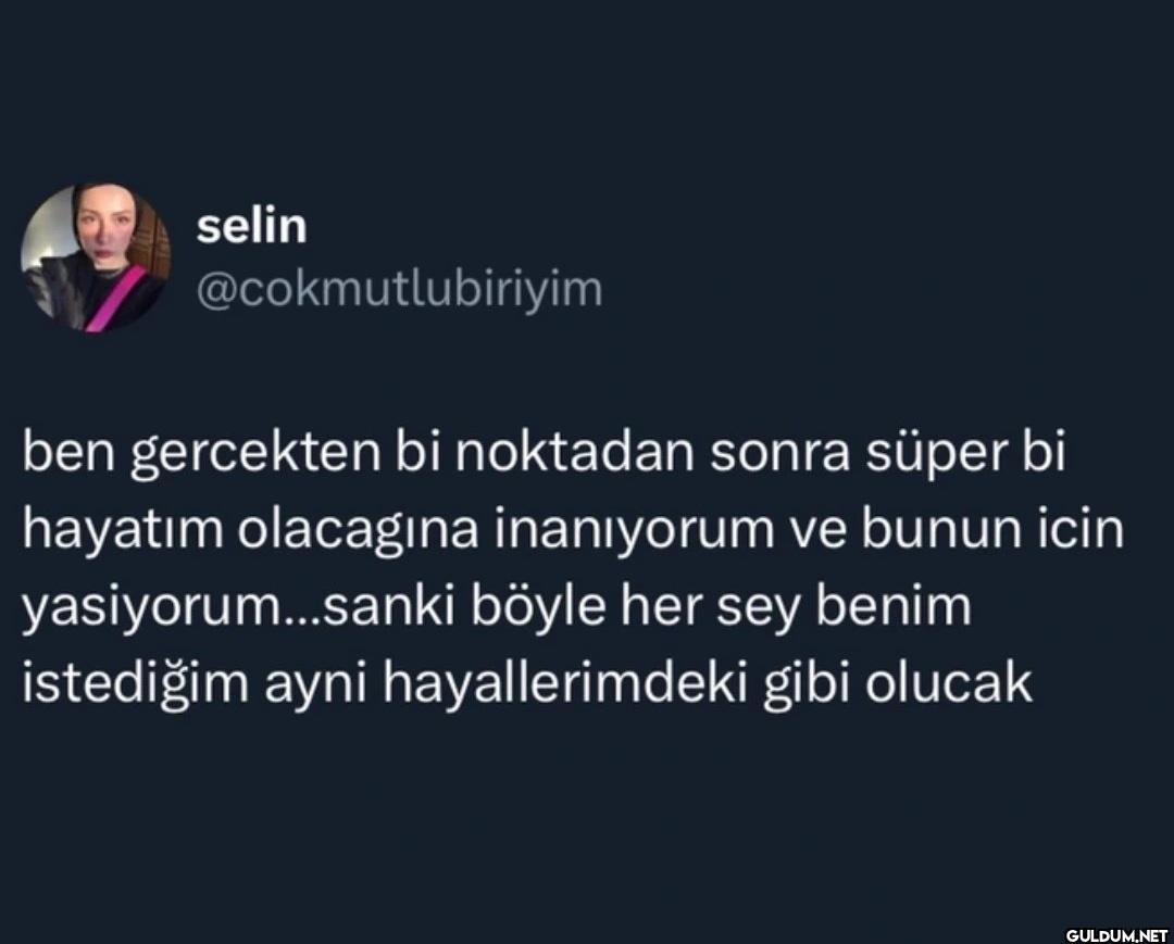 ben gercekten bi noktadan...