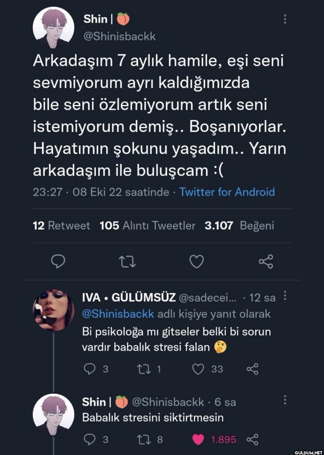 Arkadaşım 7 aylık hamile,...