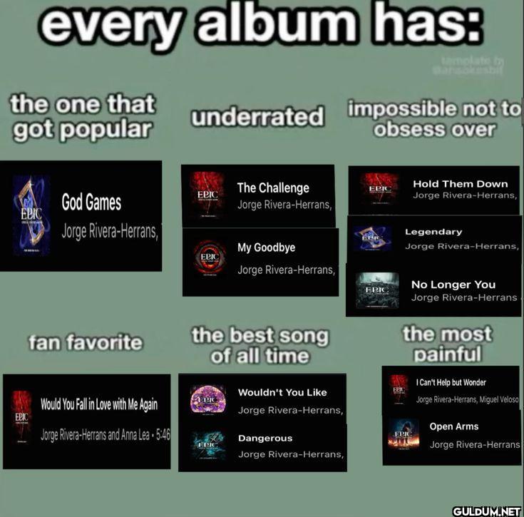 every album has the one...