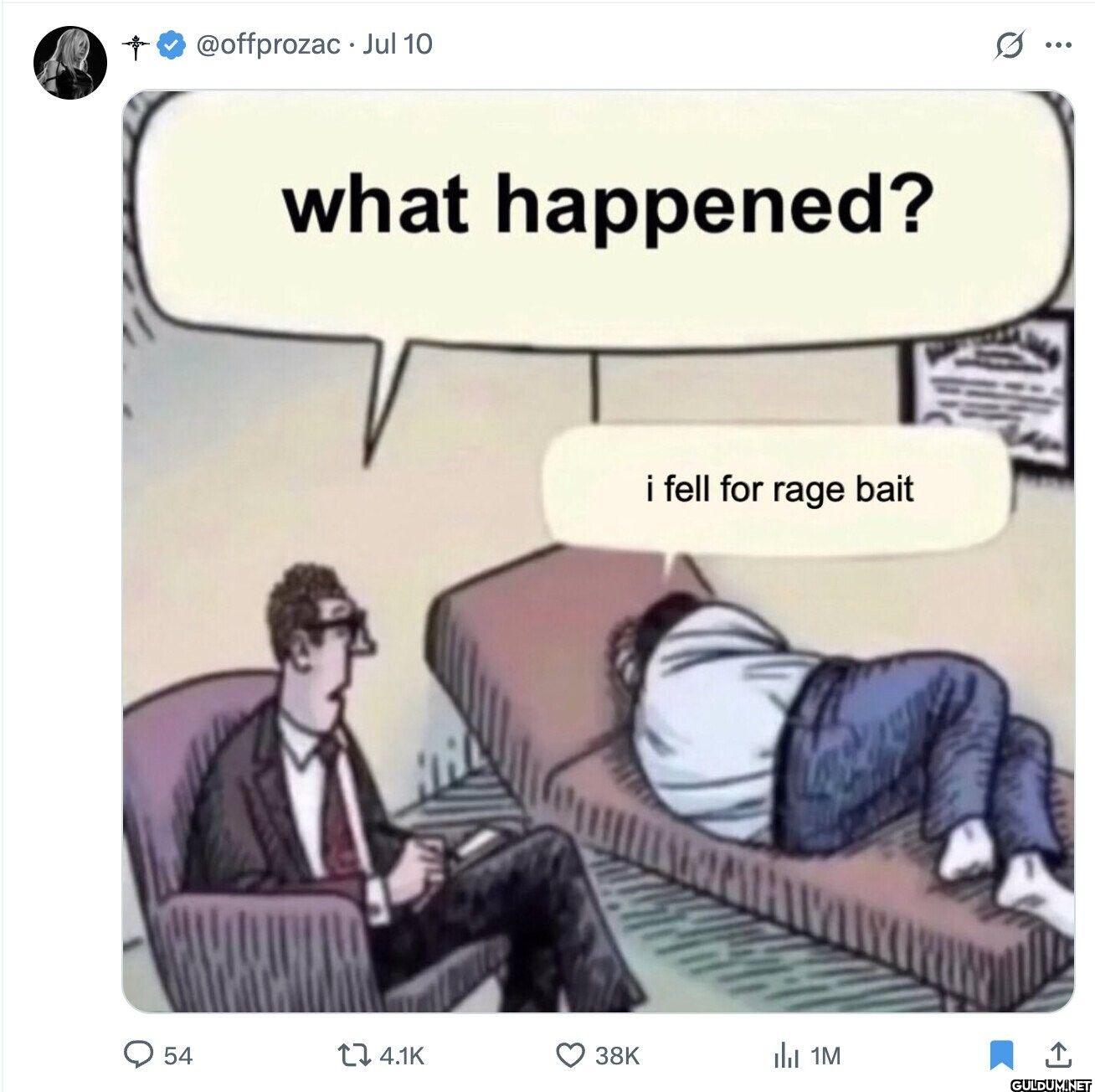what happened? i fell for...