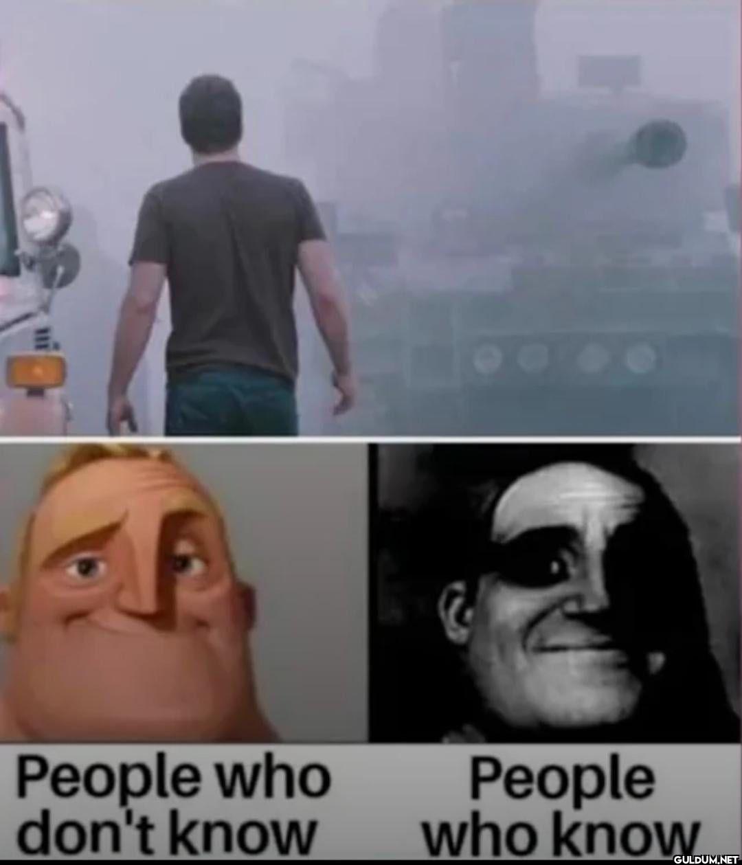 People who don't know...