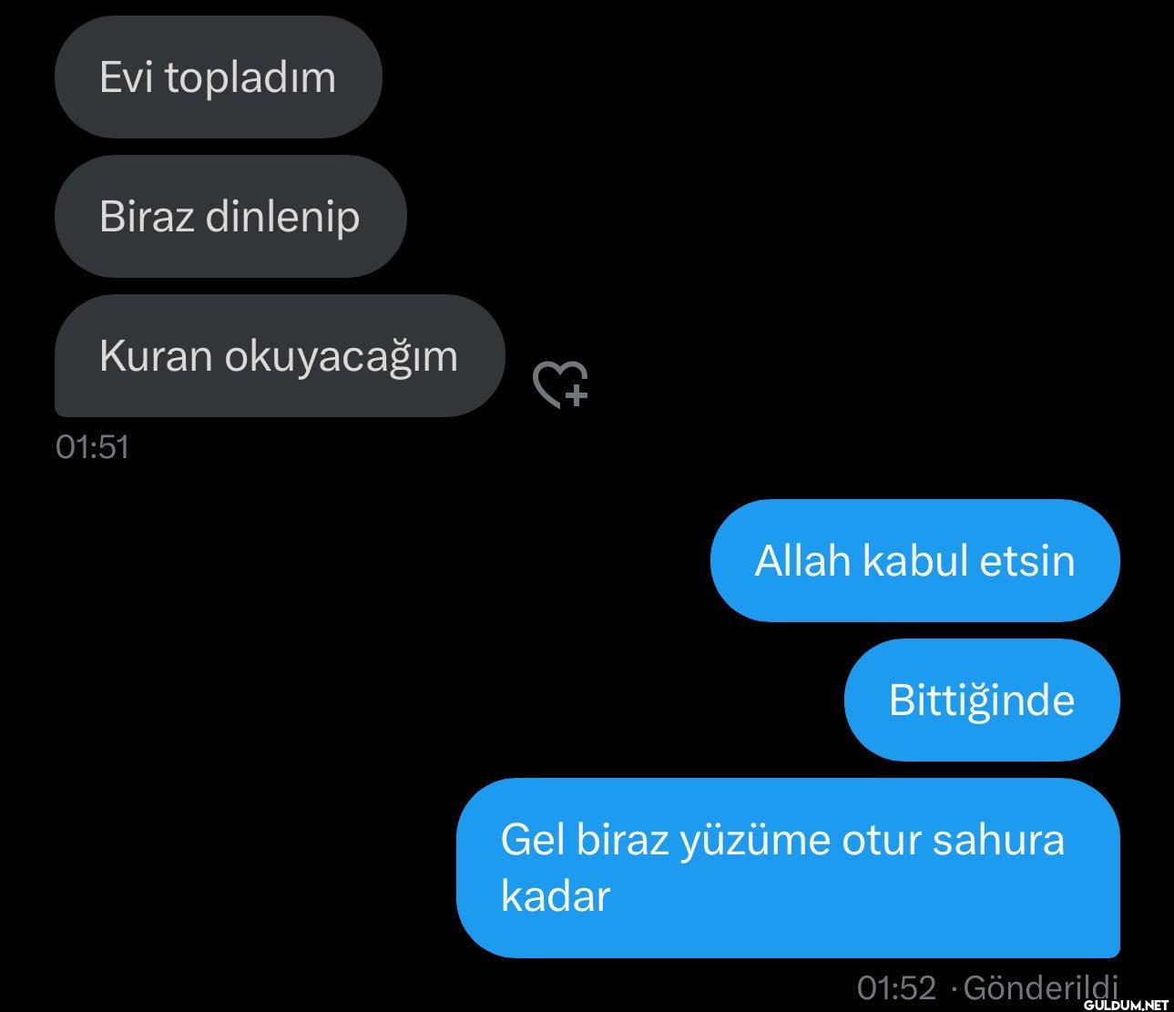 😶    Evi topladım Biraz...