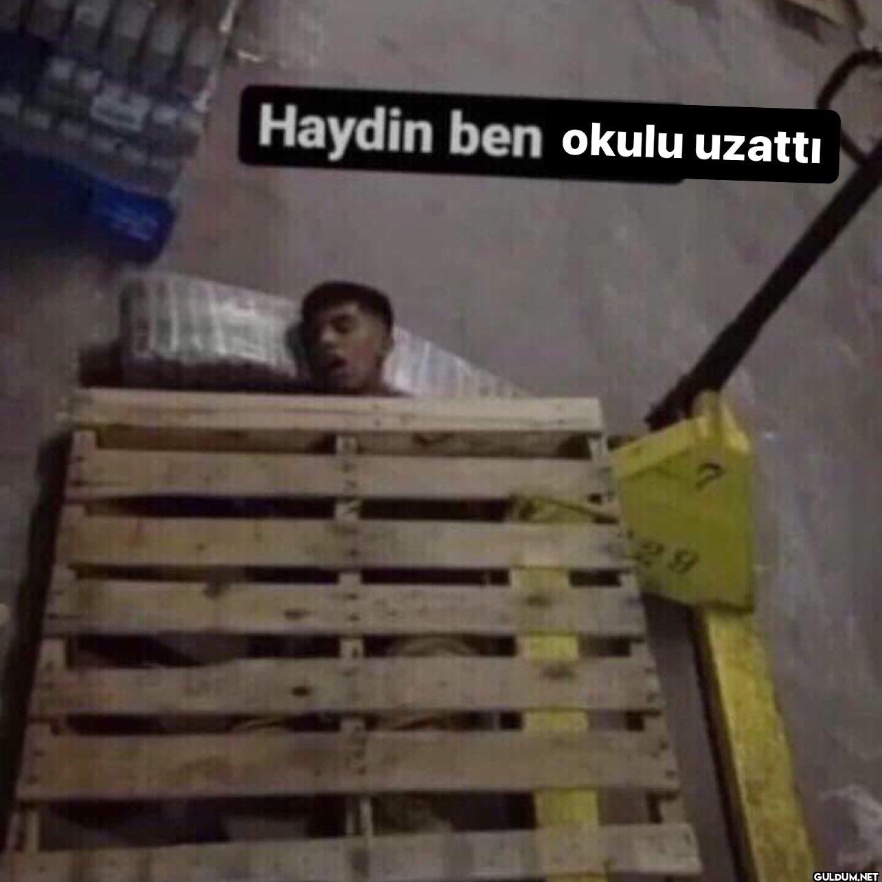 Haydin ben okulu uzattı