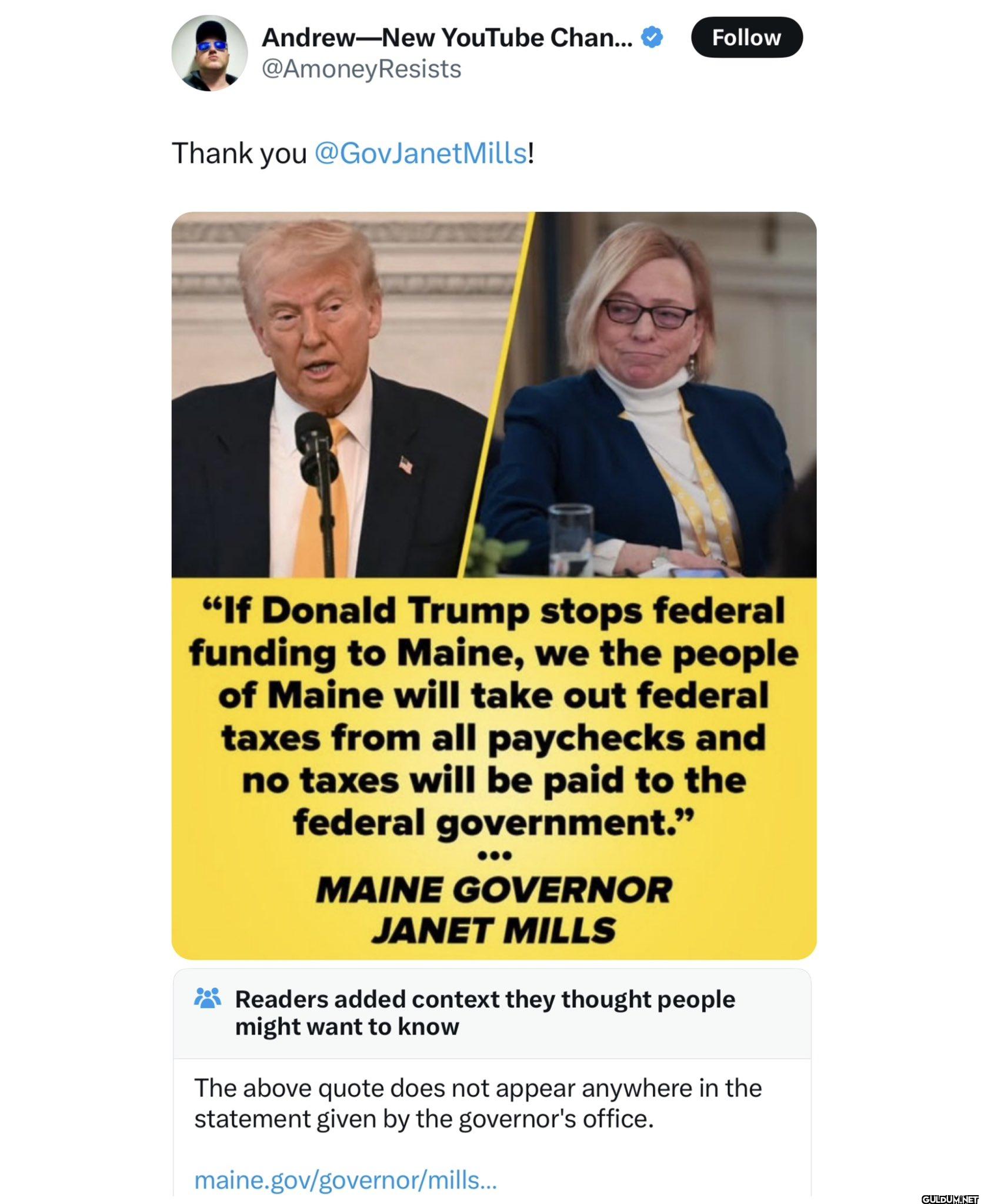 Thank you @GovJanetMills!...