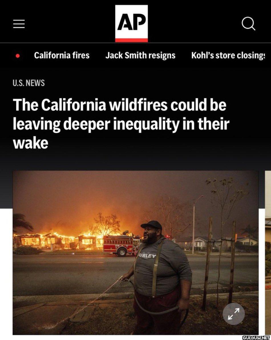 🤨    AP California fires...