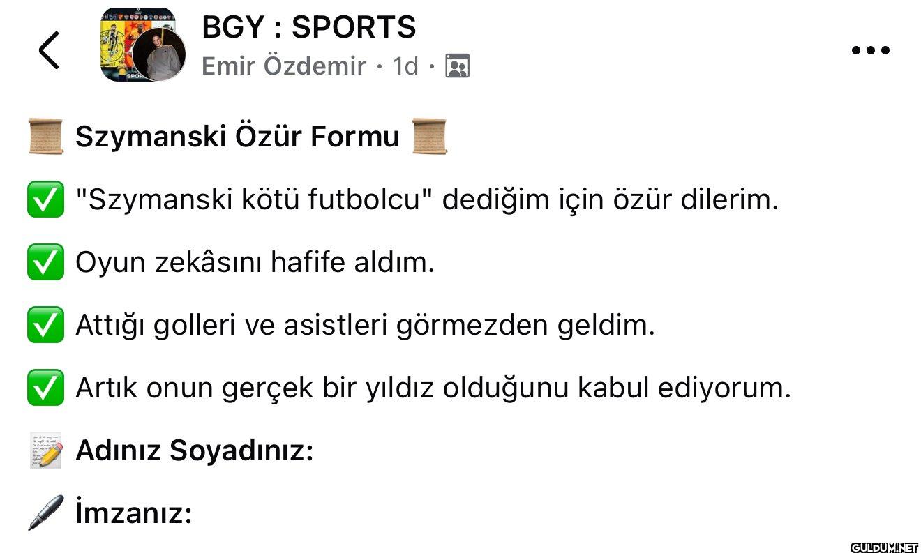 İmzalayın    < BGY SPORTS...