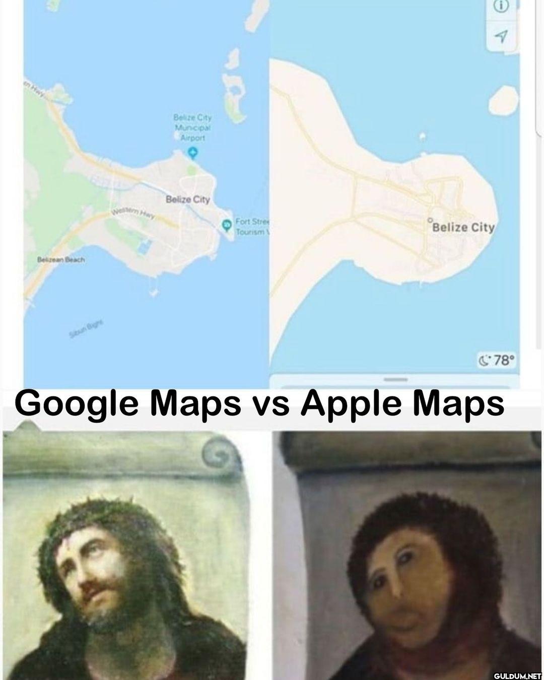 Google Maps vs Apple Maps ...