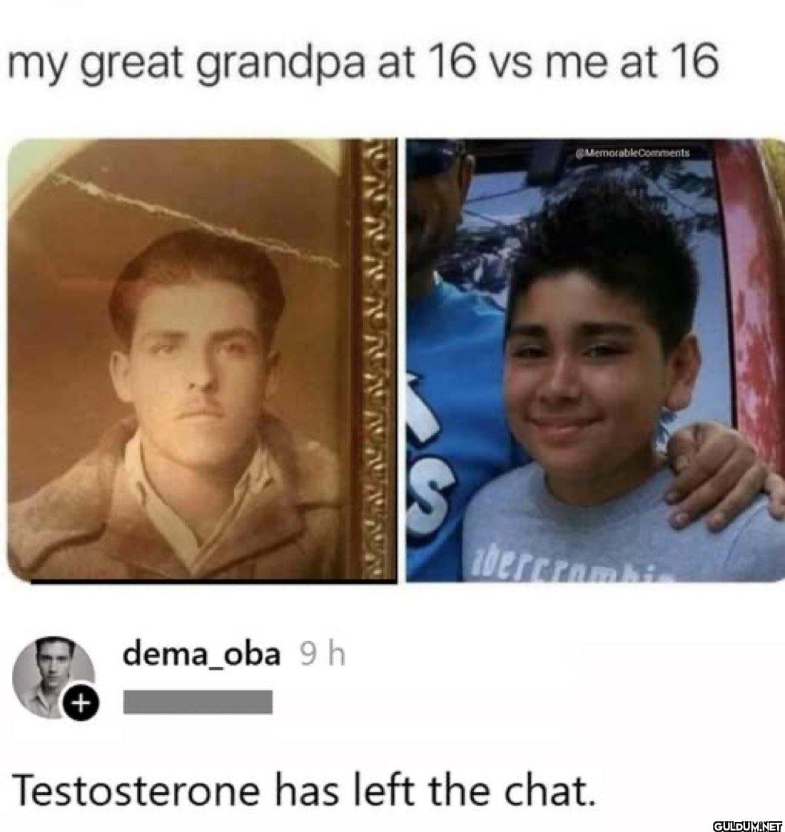 What changed?    my great...