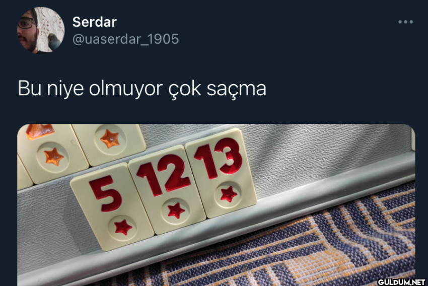 Bu niye olmuyor çok saçma 5 12 13
