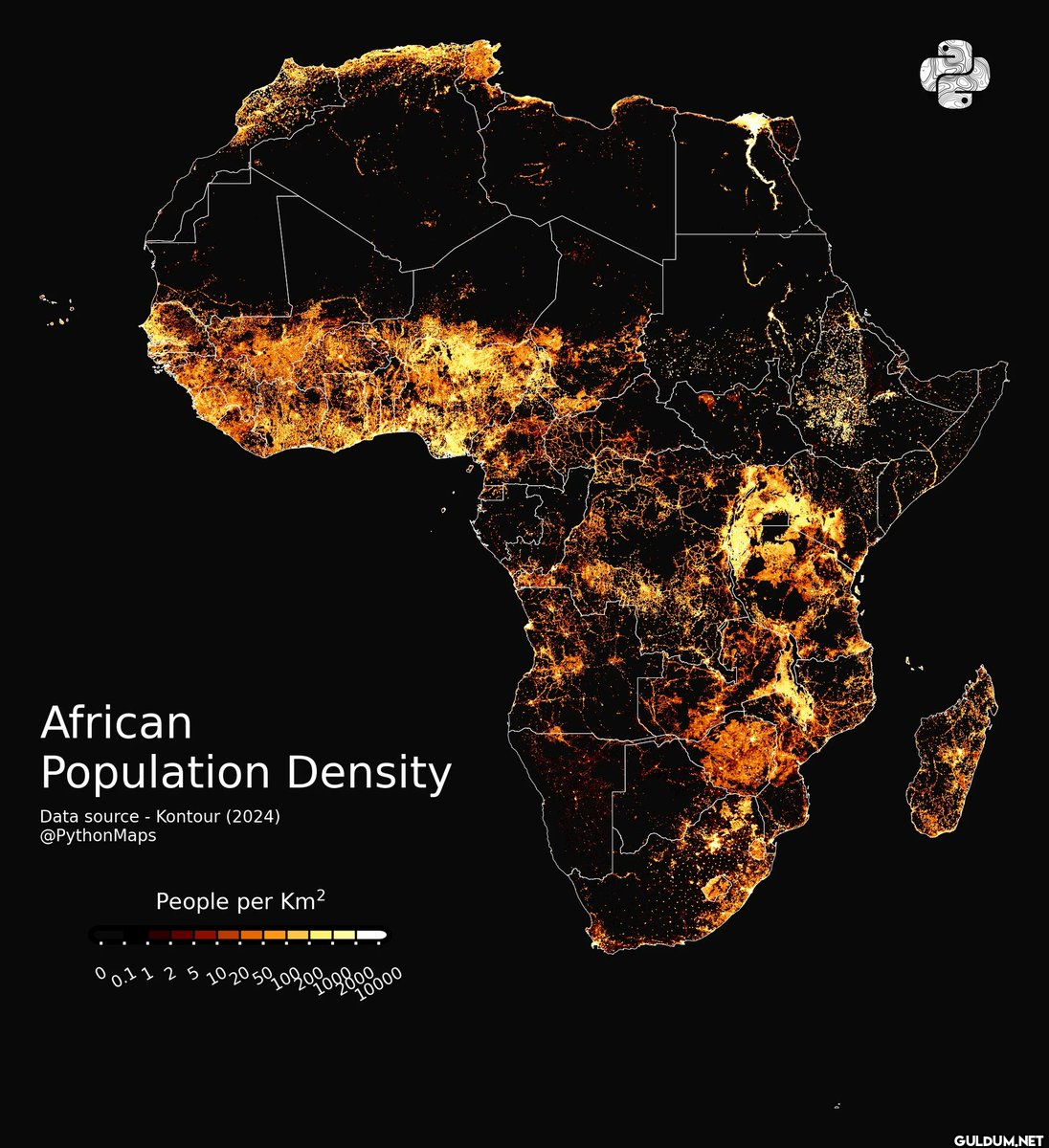 Population Density of...