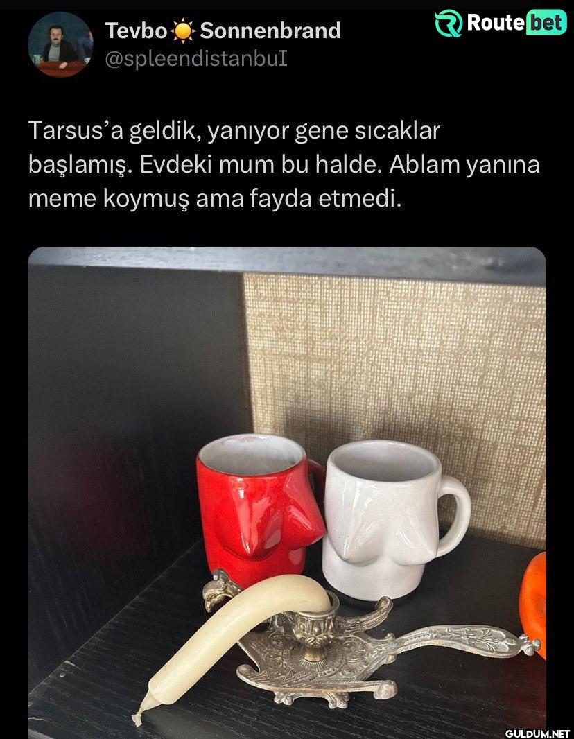 Tarsus'a geldik, yanıyor...