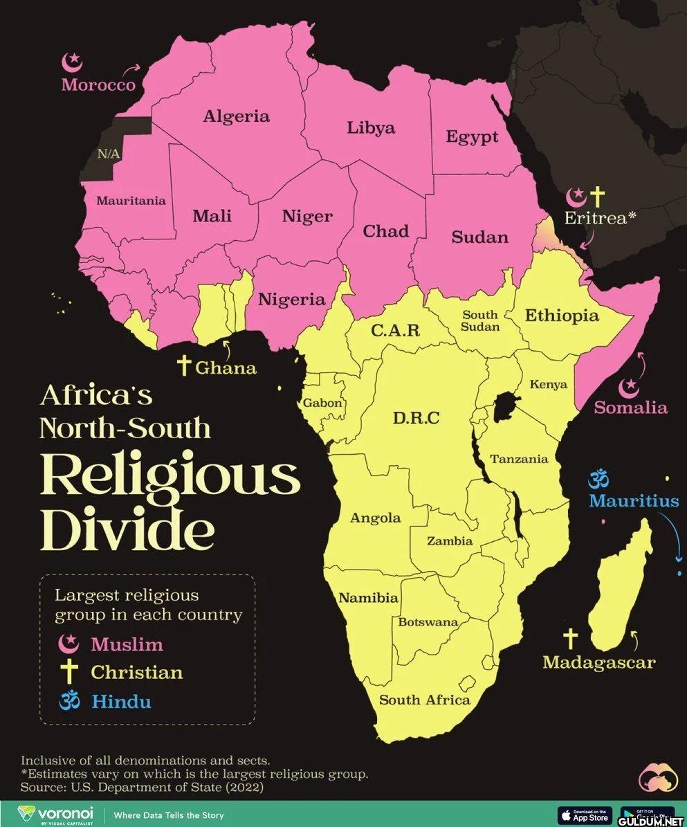 Africa's religious divide ...