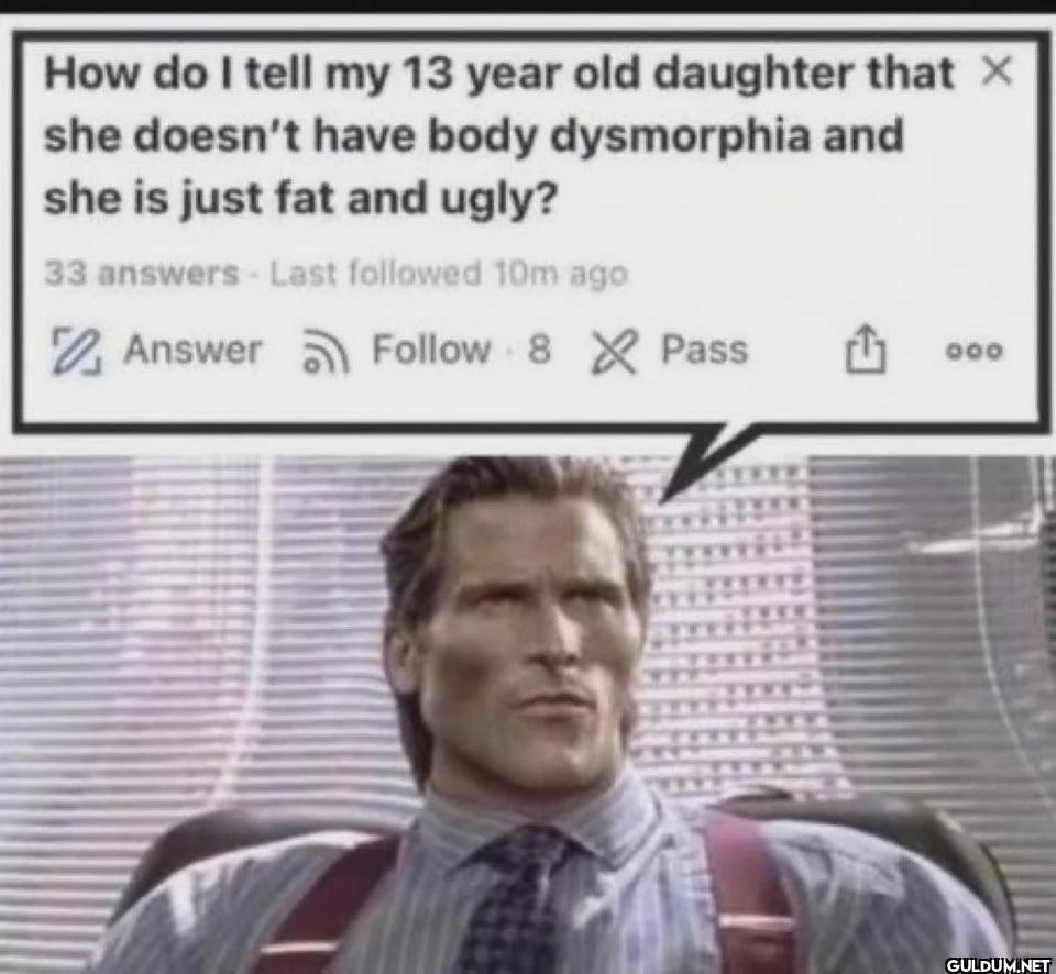How do I tell my 13 year...