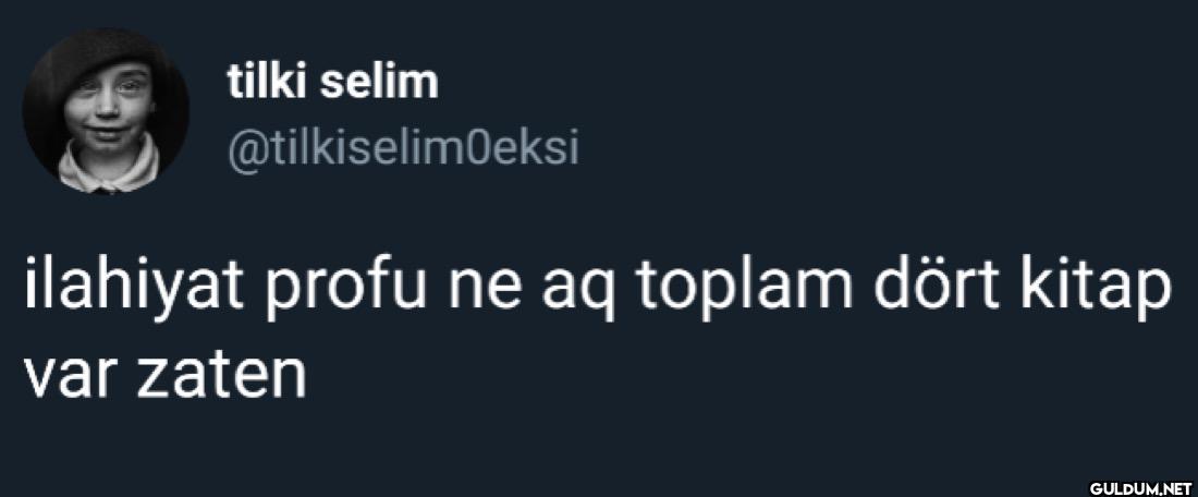 ilahiyat profu ne aq...