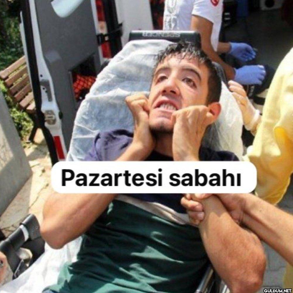 Pazartesi sabahı