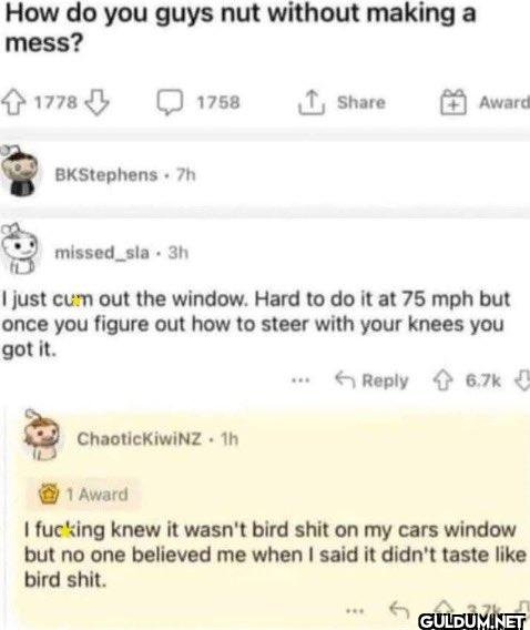 How do you guys nut...