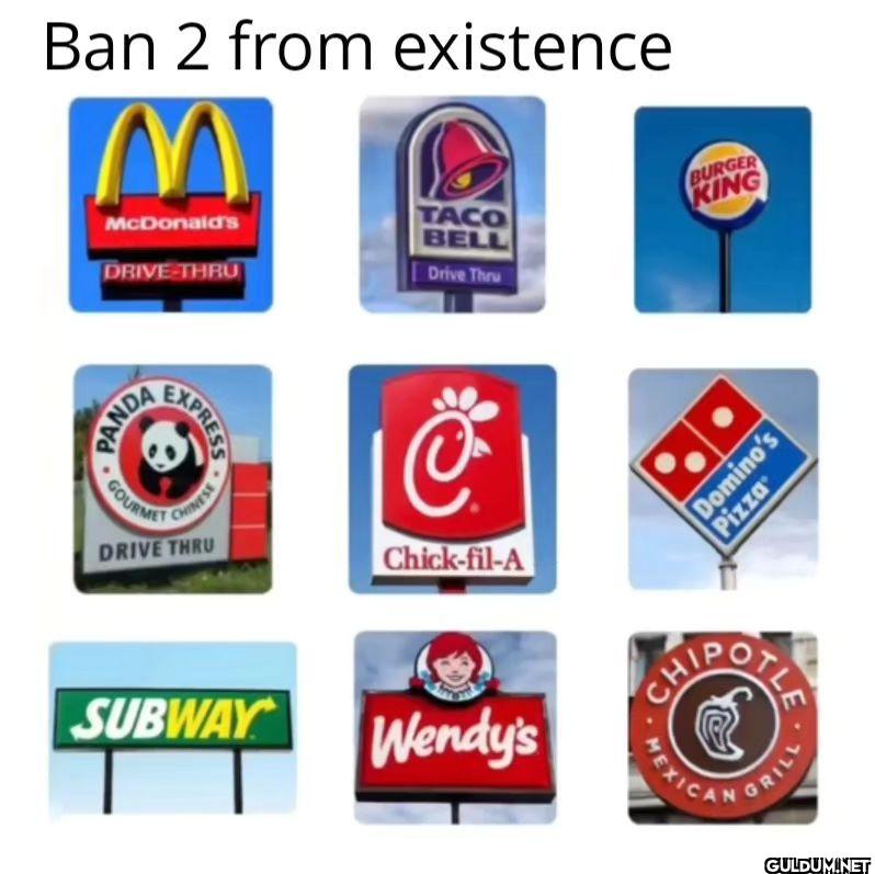 Ban 2 from existence M...