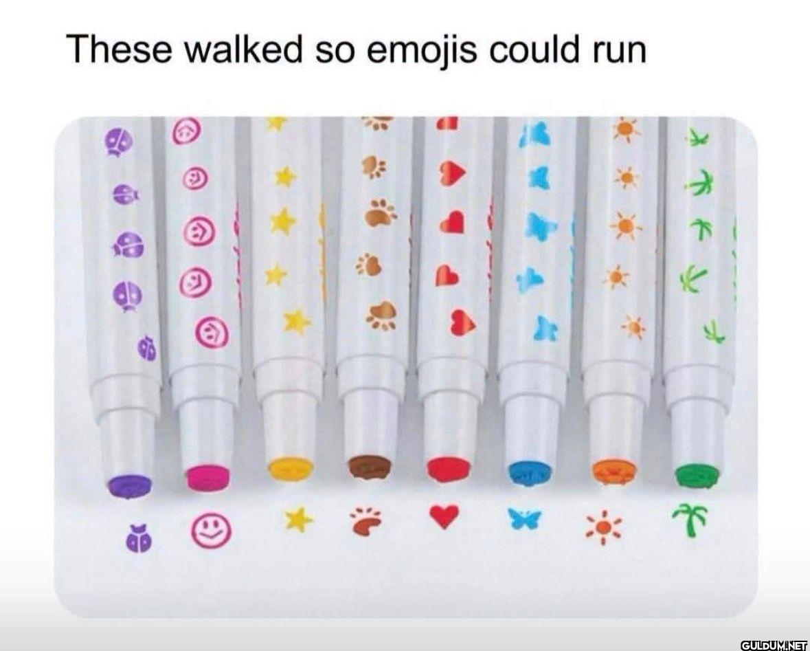 These walked so emojis could run