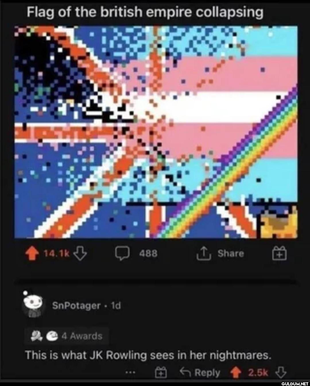Flag of the british empire...