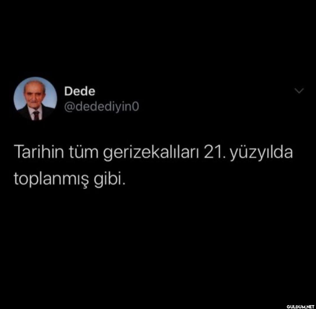 Tarihin tüm gerizekalıları...