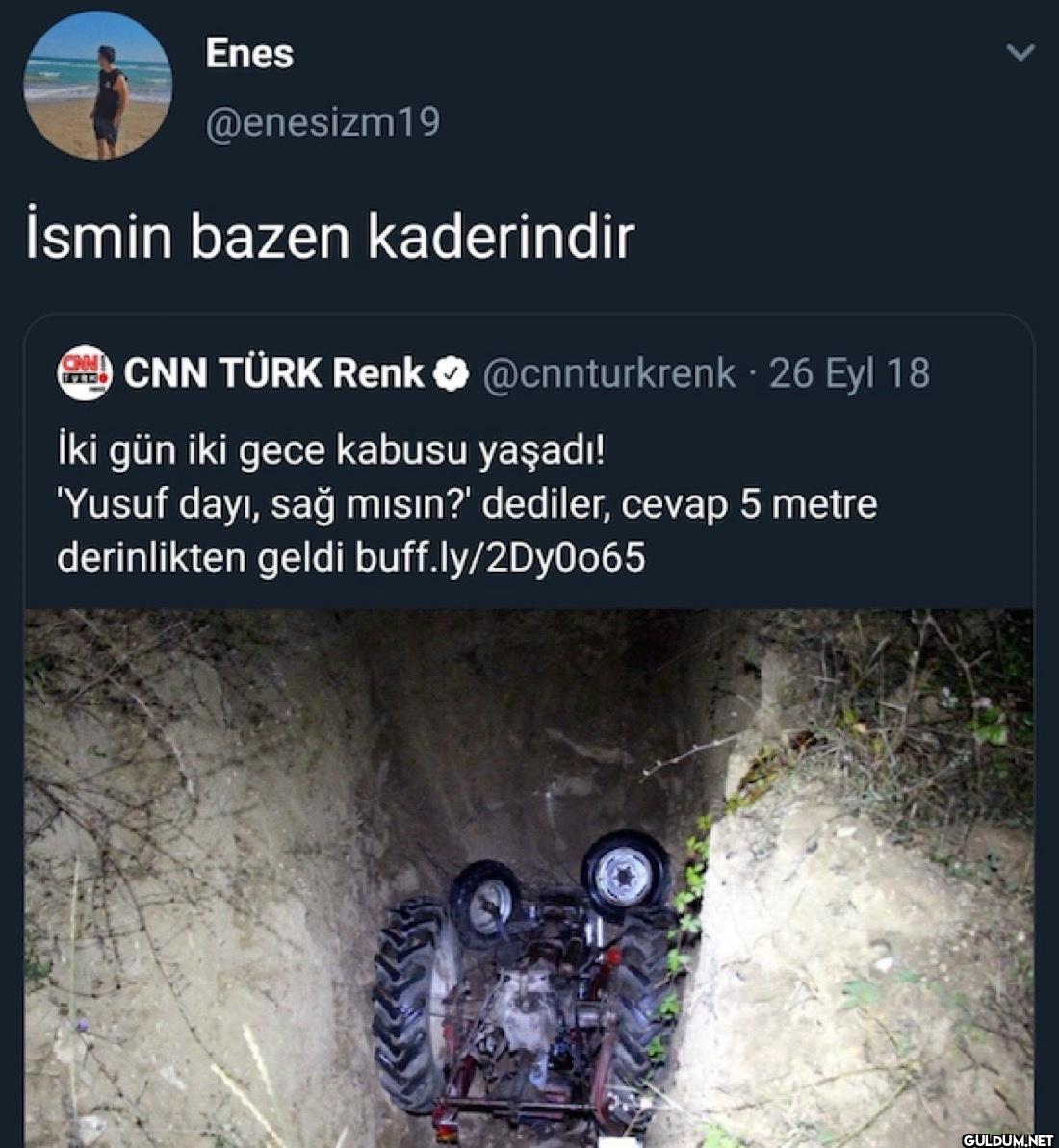 İsmin bazen kaderindir CNN...