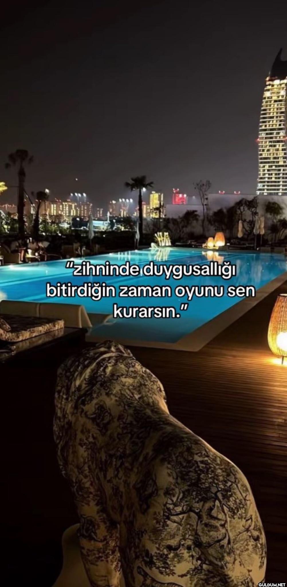 "zihninde duygusallığı...