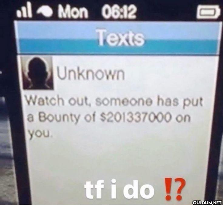 Mon Texts Unknown Watch...