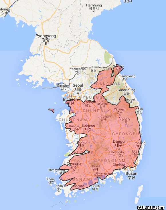 Ireland and South Korea...