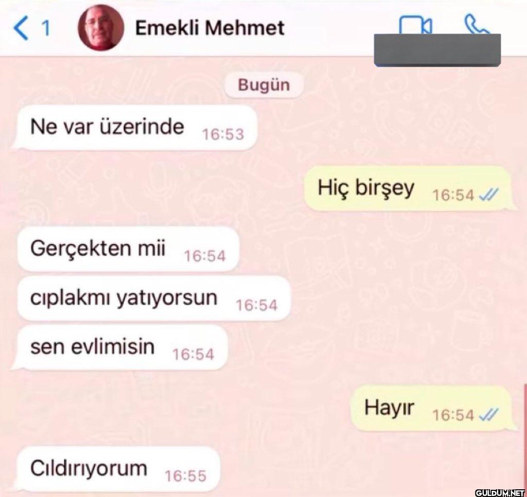 Cıldırıyorum    < 1 Emekli...