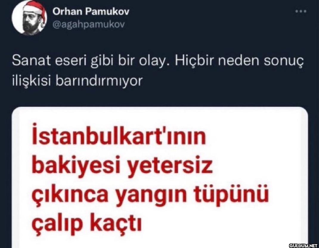Sanat eseri gibi bir olay....