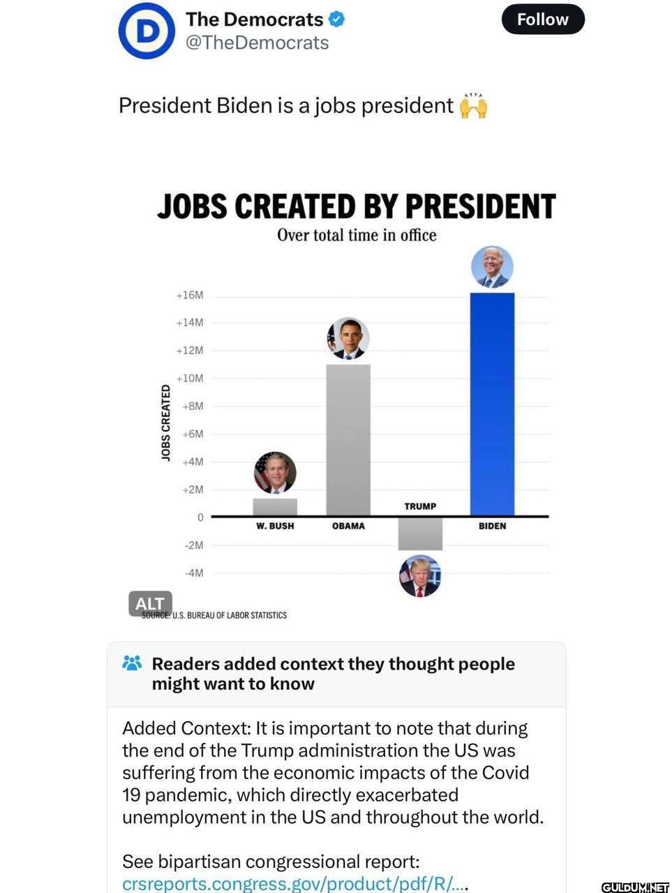 President Biden is a jobs...