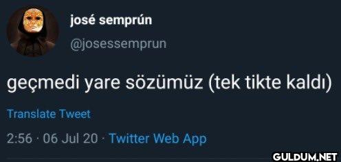 geçmedi yare sözümüz (tek...