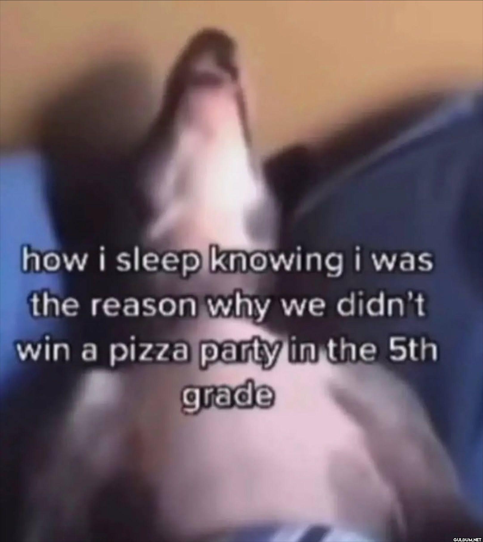 how i sleep knowing i was...