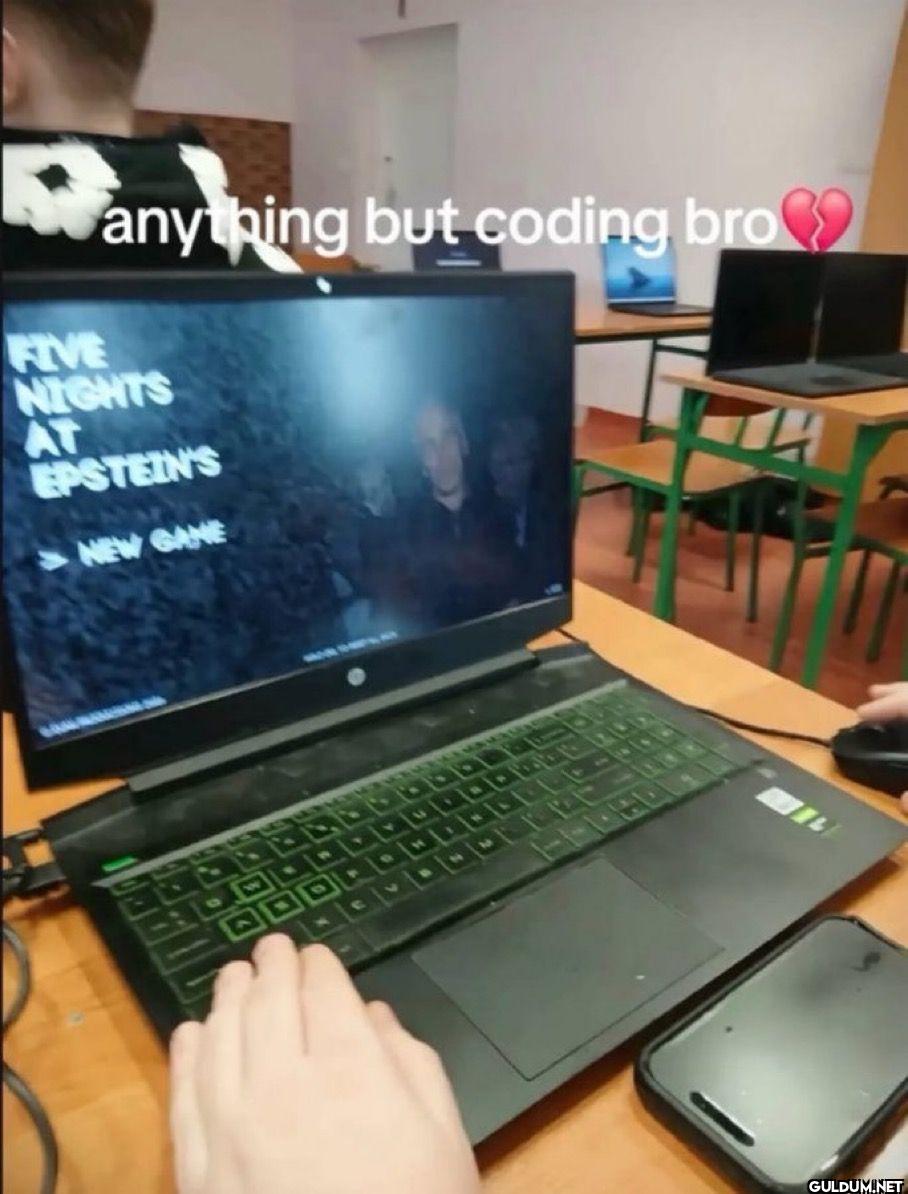 anything but coding bro...