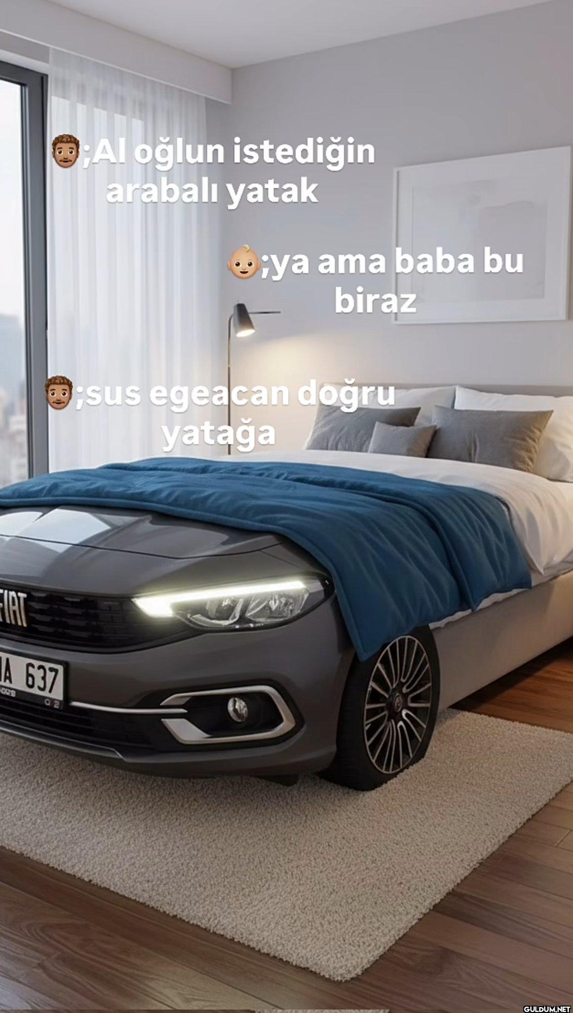 Al oğlun istediğin arabalı...