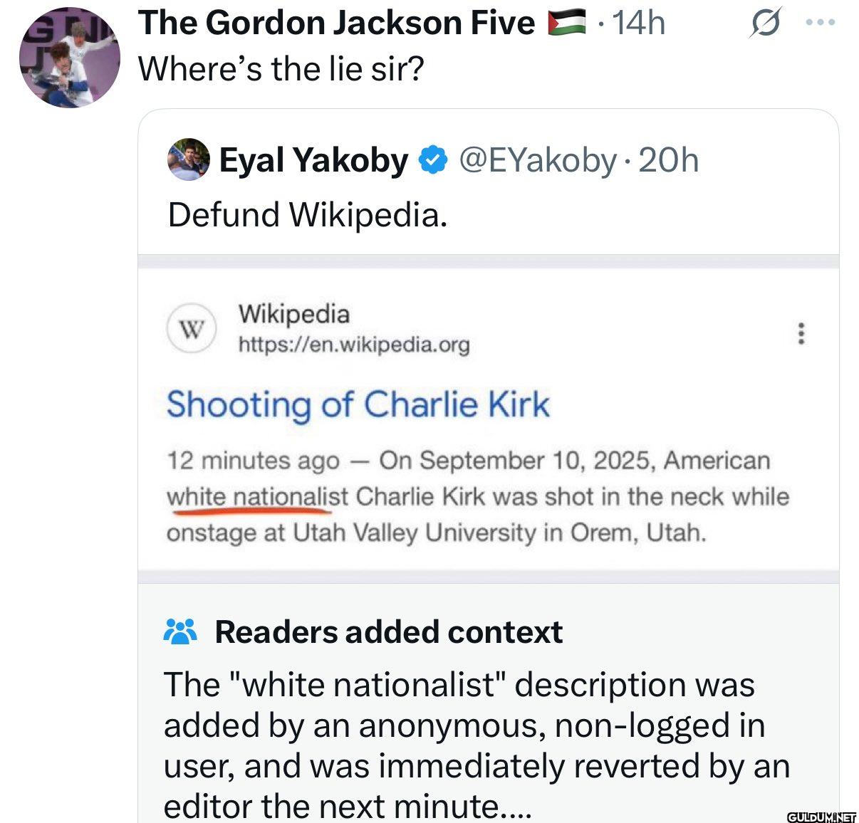 Vile.    The Gordon...
