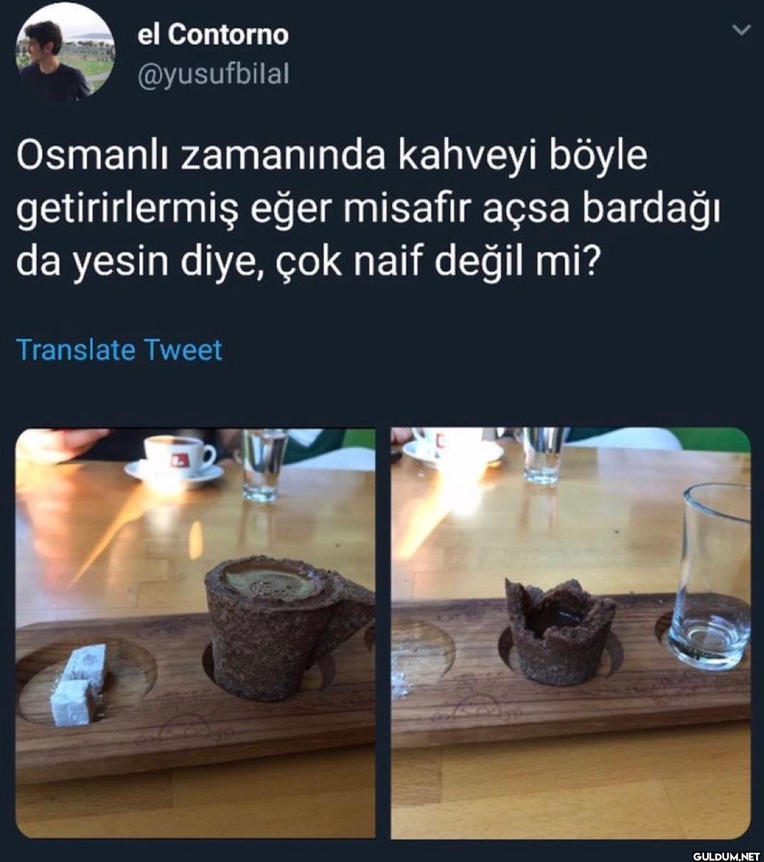 Osmanlı zamanında kahveyi...