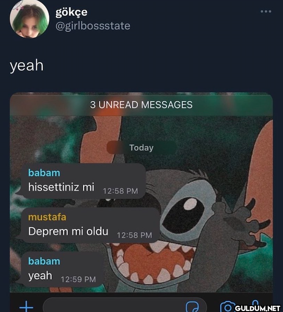 3 UNREAD MESSAGES Today...