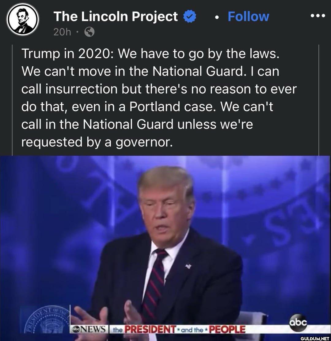 The Lincoln Project 20h •...