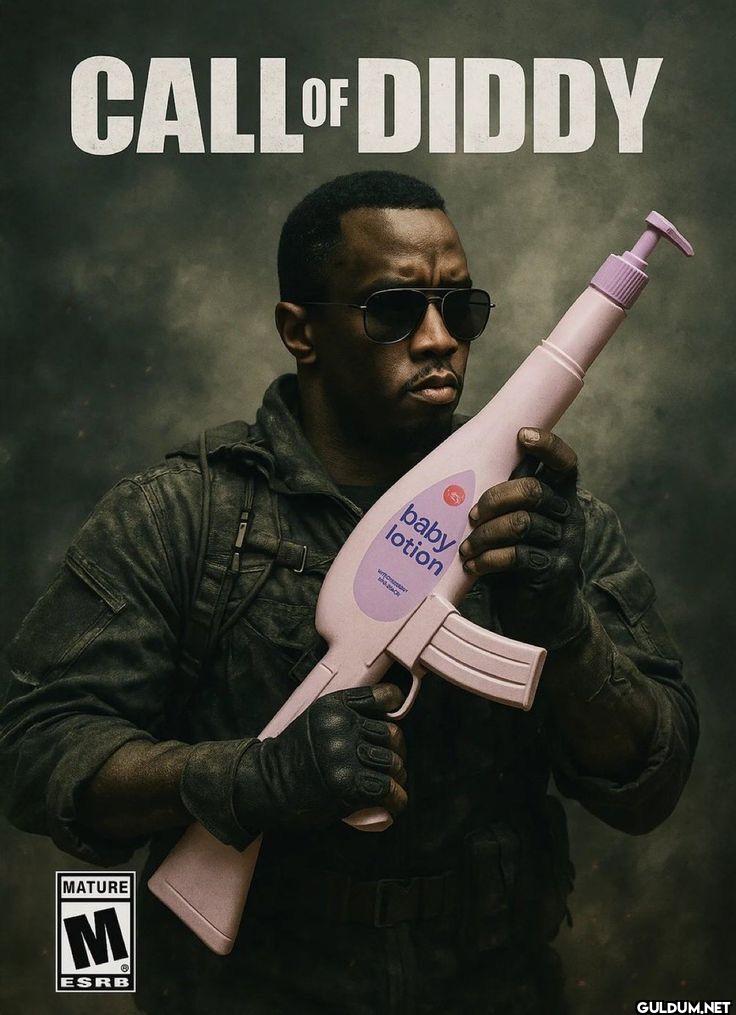 CALL OF DIDDY baby lotion...