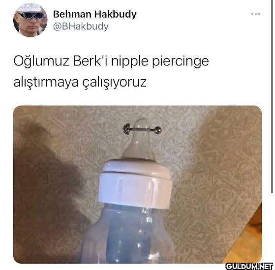 Oğlumuz Berk'i nipple...