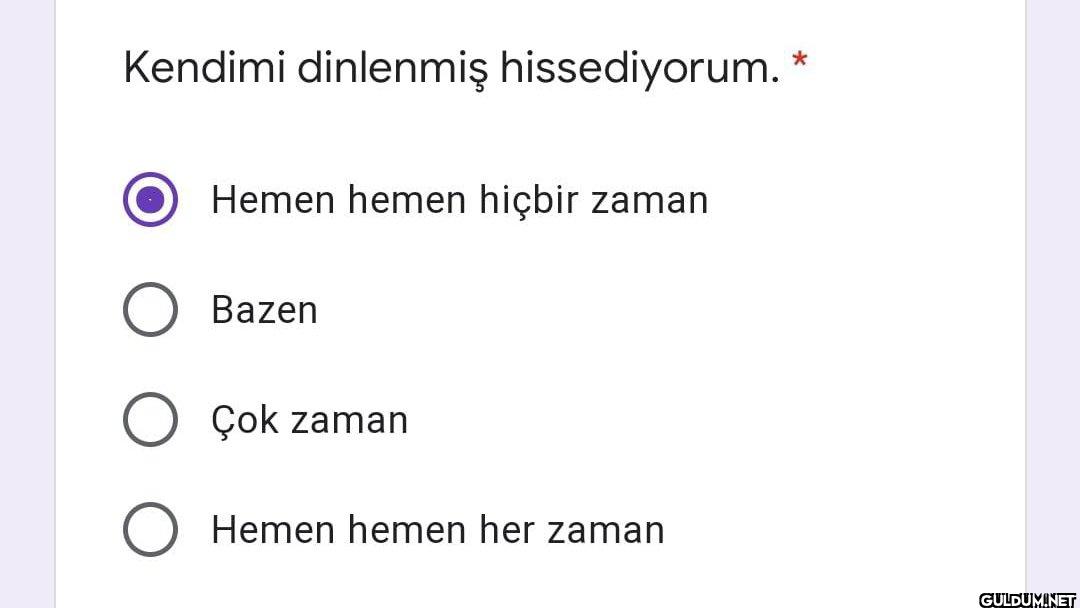 Kendimi dinlenmiş...