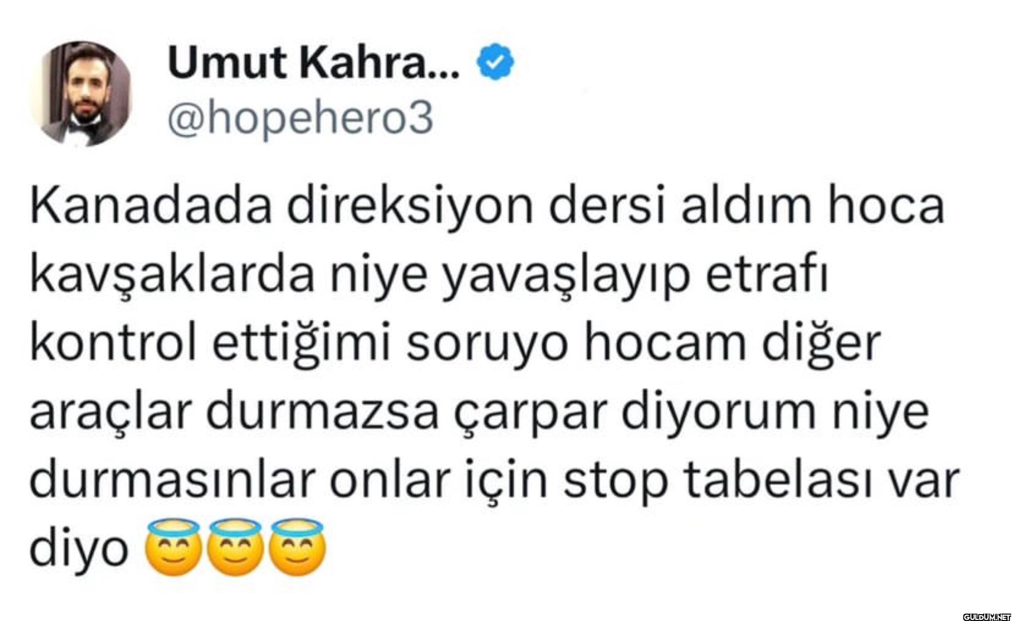 Kanadada direksiyon dersi...