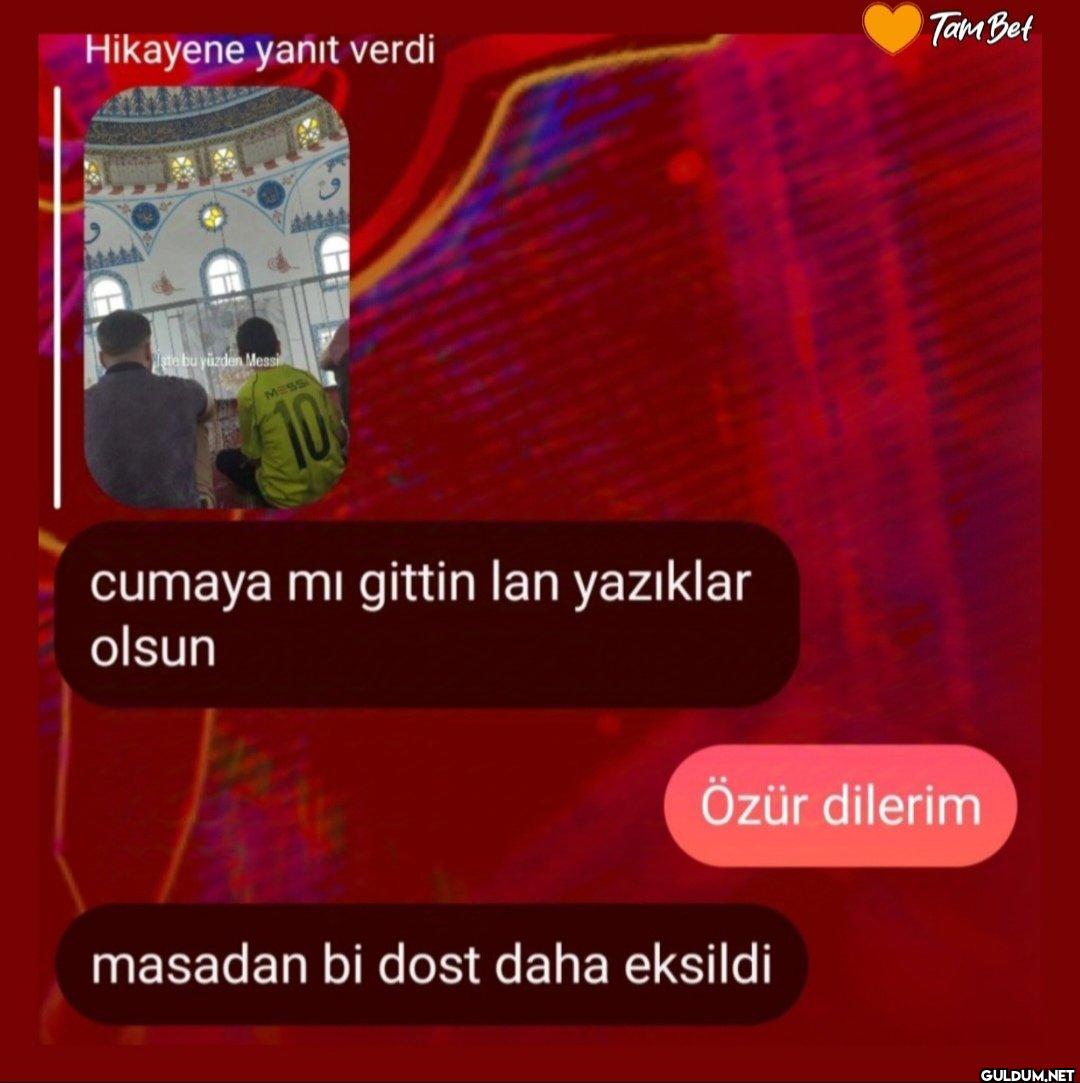 Hikayene yanıt verdi Tam...