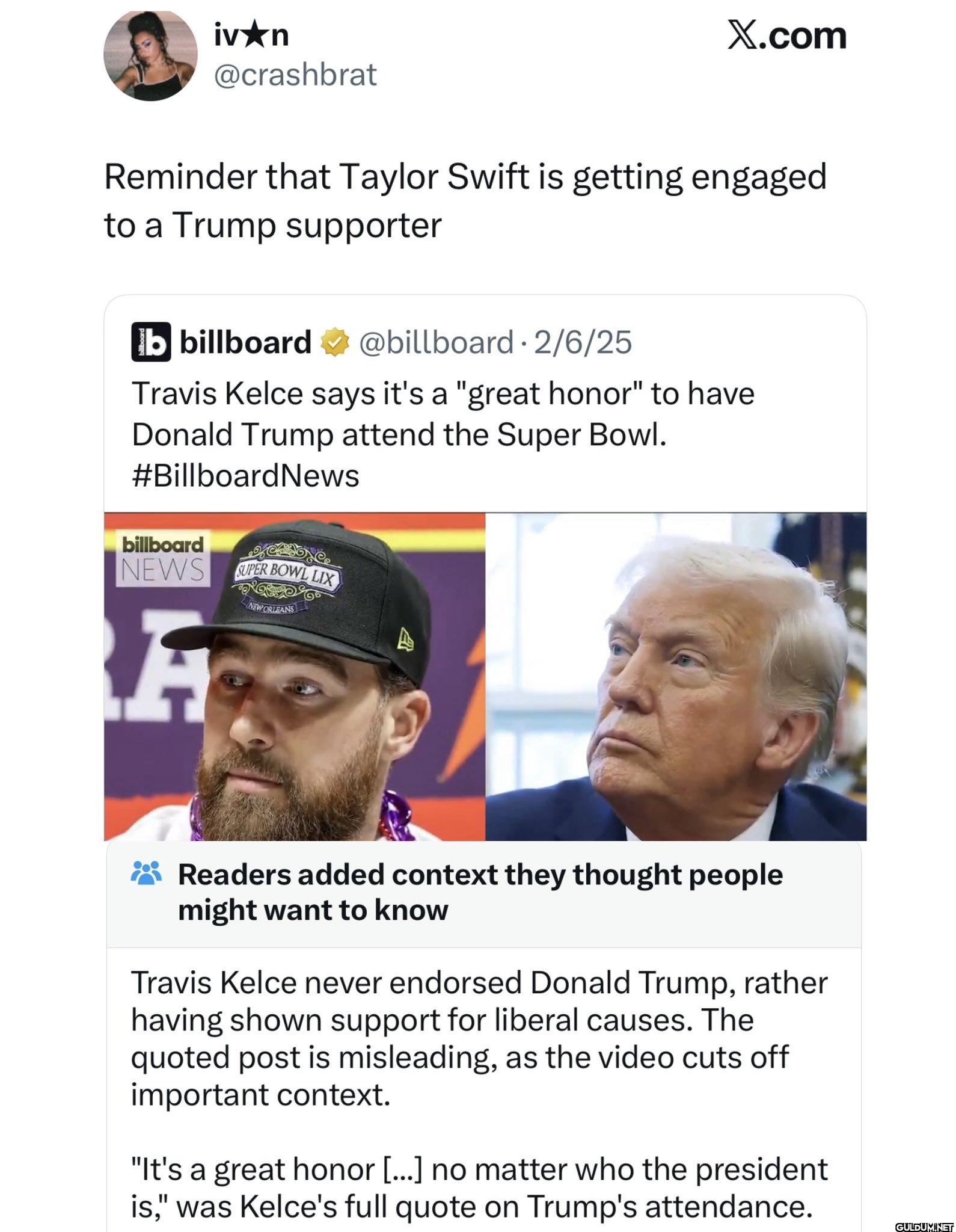 X.com Reminder that Taylor...